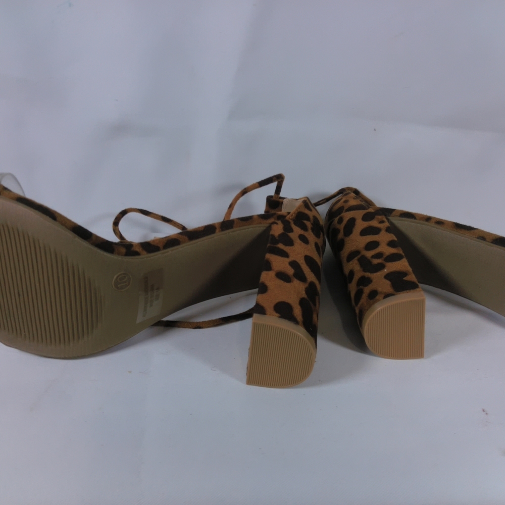 Fashion Nova Animal Print Block Heels